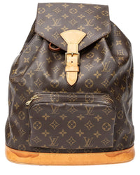 Louis Vuitton Louis Vuitton Brown Monogram Canvas Montsouris (Authentic Pre-Loved)
