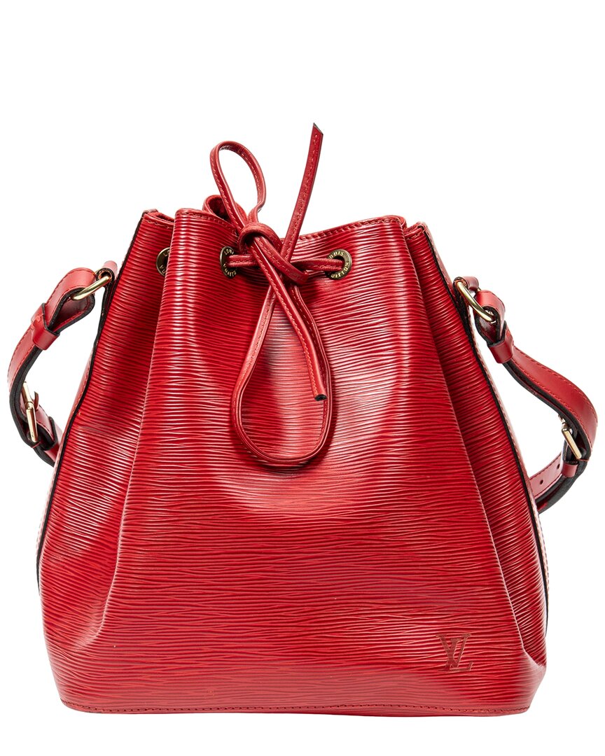 Louis Vuitton Louis Vuitton Red Epi Noe (Authentic Pre-Loved)