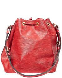 Louis Vuitton Louis Vuitton Red Epi Noe (Authentic Pre-Loved)