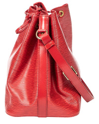 Louis Vuitton Louis Vuitton Red Epi Noe (Authentic Pre-Loved)