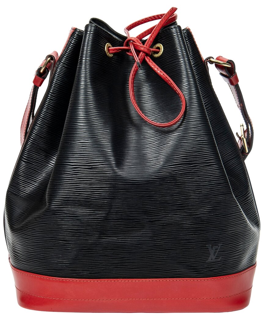Louis Vuitton Louis Vuitton Black/Red Epi Noe Bicolor (Authentic Pre-Loved)