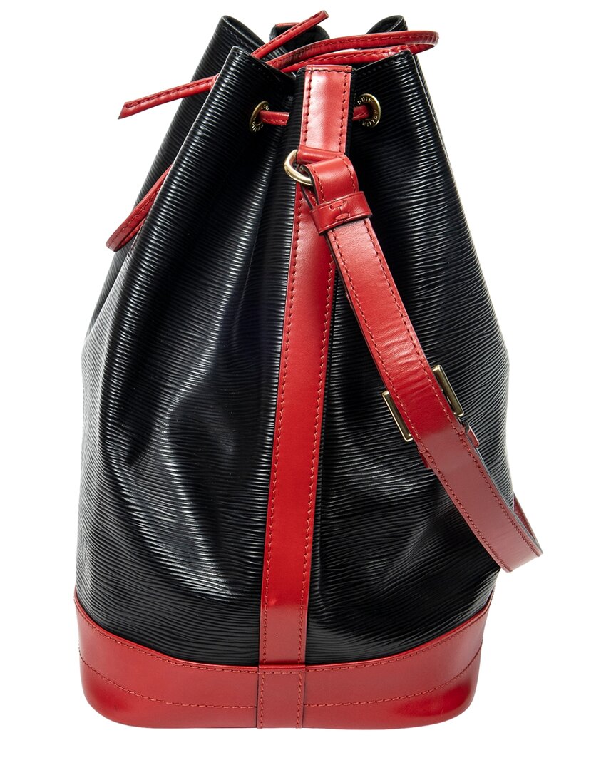 Louis Vuitton Louis Vuitton Black/Red Epi Noe Bicolor (Authentic Pre-Loved)