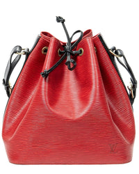 Louis Vuitton Louis Vuitton Red/Black Epi Noe Bicolor (Authentic Pre-Loved)