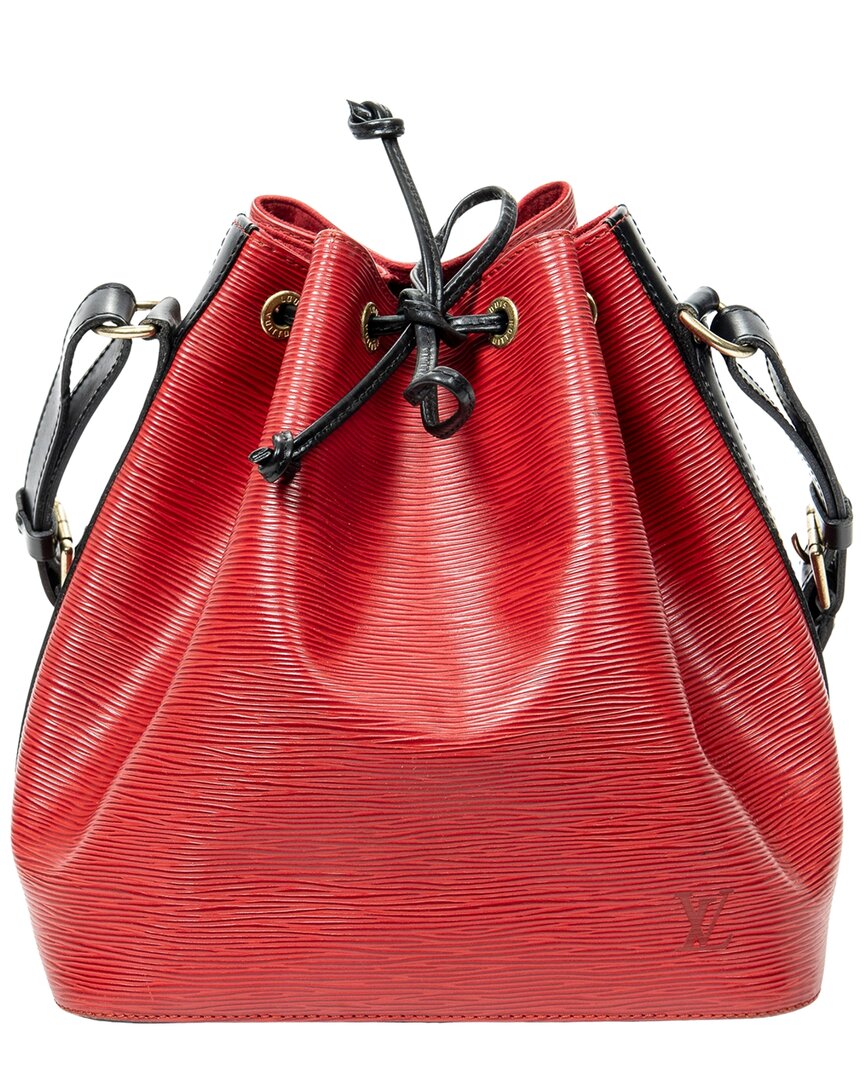 Louis Vuitton Louis Vuitton Red/Black Epi Noe Bicolor (Authentic Pre-Loved)