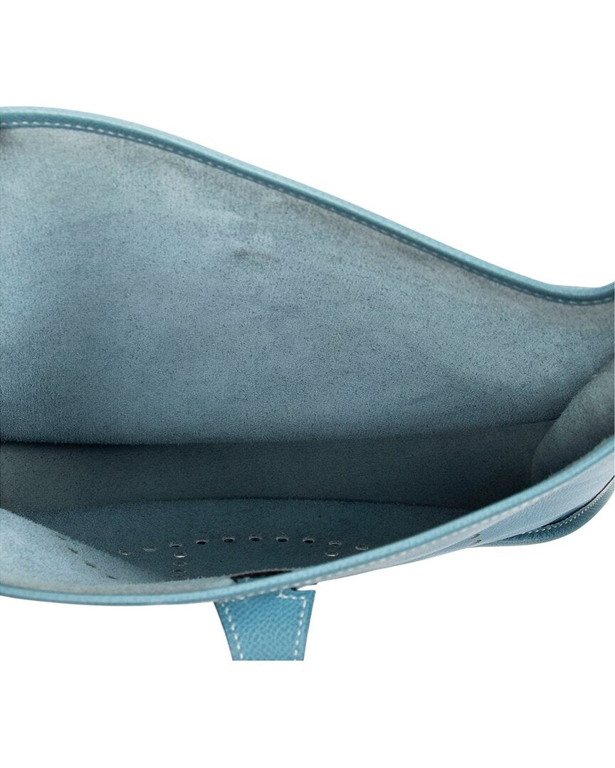 Hermès Hermès Blue Jean Epsom Leather Evelyne Ii (Authentic Pre-Loved)