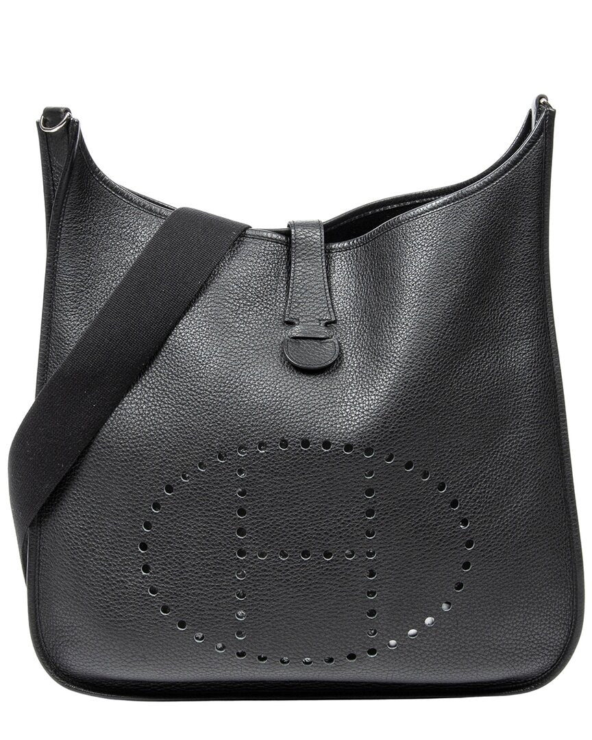 Hermès Hermès Black Togo Leather Evelyne Ii (Authentic Pre-Loved)