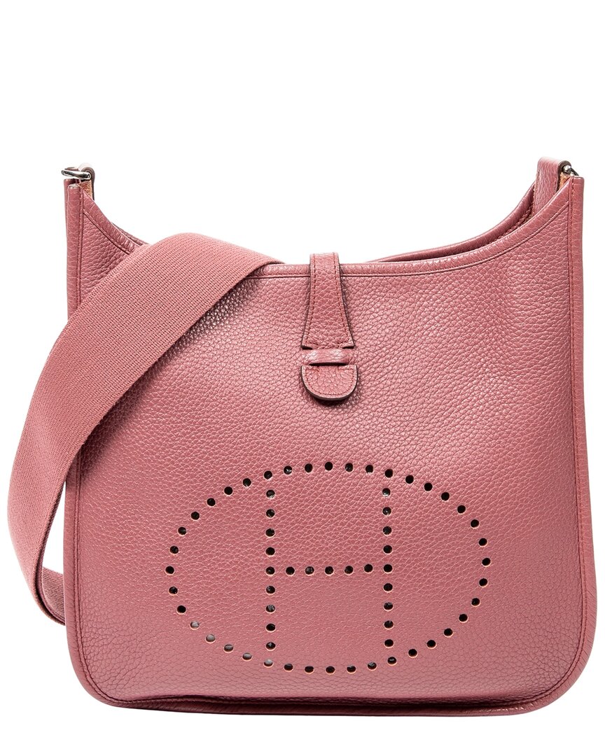 Hermès Hermès Bois De Rose Clemence Leather Evelyne Iii (Authentic Pre-Loved)