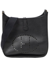 Hermès Hermès Black Clemence Leather Evelyne I (Authentic Pre-Loved)