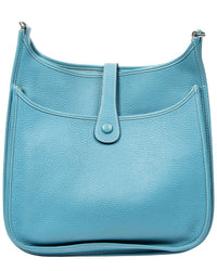 Hermès Hermès Blue Jean Clemence Leather Evelyne Iii (Authentic Pre-Loved)