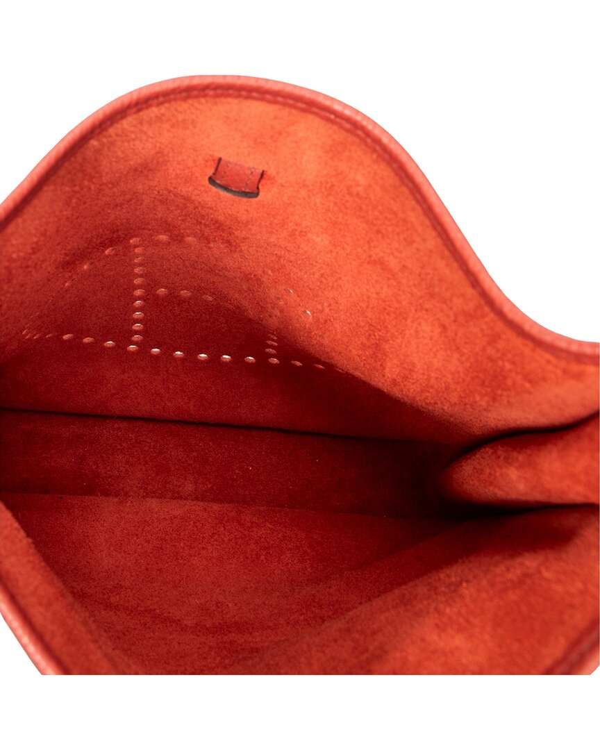Hermès Hermès Sanguine Clemence Leather Evelyne Iii (Authentic Pre-Loved)