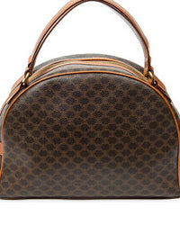 CELINE Celine Brown Macadam Coated Canvas Dome Top Handle (Authentic Pre-Loved)