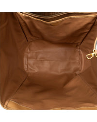CELINE Celine Beige & Brown Macadam Coated Canvas Shopper Tote (Authentic Pre-Loved)