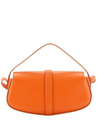 CELINE Celine Orange Calfskin Smooth Leather Tabou Clutch Crossbody, Never Carried