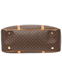 CELINE Celine Beige & Brown Macadam Coated Canvas Bowler (Authentic Pre-Loved)