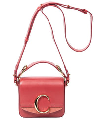 Chloé Chloé Pink Smooth Leather Mini C Bag, Never Carried (Authentic Pre-Loved)