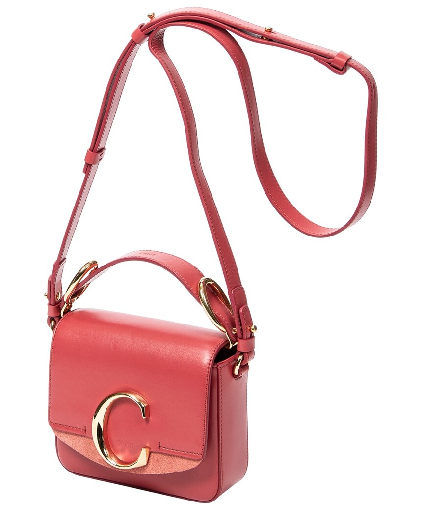 Chloé Chloé Pink Smooth Leather Mini C Bag, Never Carried (Authentic Pre-Loved)