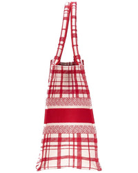 Dior Dior Red Oblique Jacquard Canvas Book Tote, Never Carried (Authentic Pre-