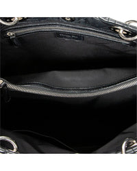 Dior Dior Black Cannage Lambskin Leather Large Soft Lady Dior Tote (Authentic Pre-