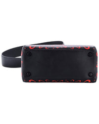 Dior Dior Black & Red Painted Calfskin Leather Ltd. Ed. Playing Cards Painted Lady