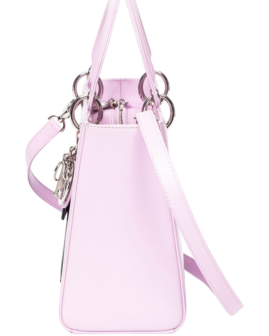 Dior Dior Pink Smooth Leather Medium Pockets Lady Dior Zip, Never Carried  (Authentic