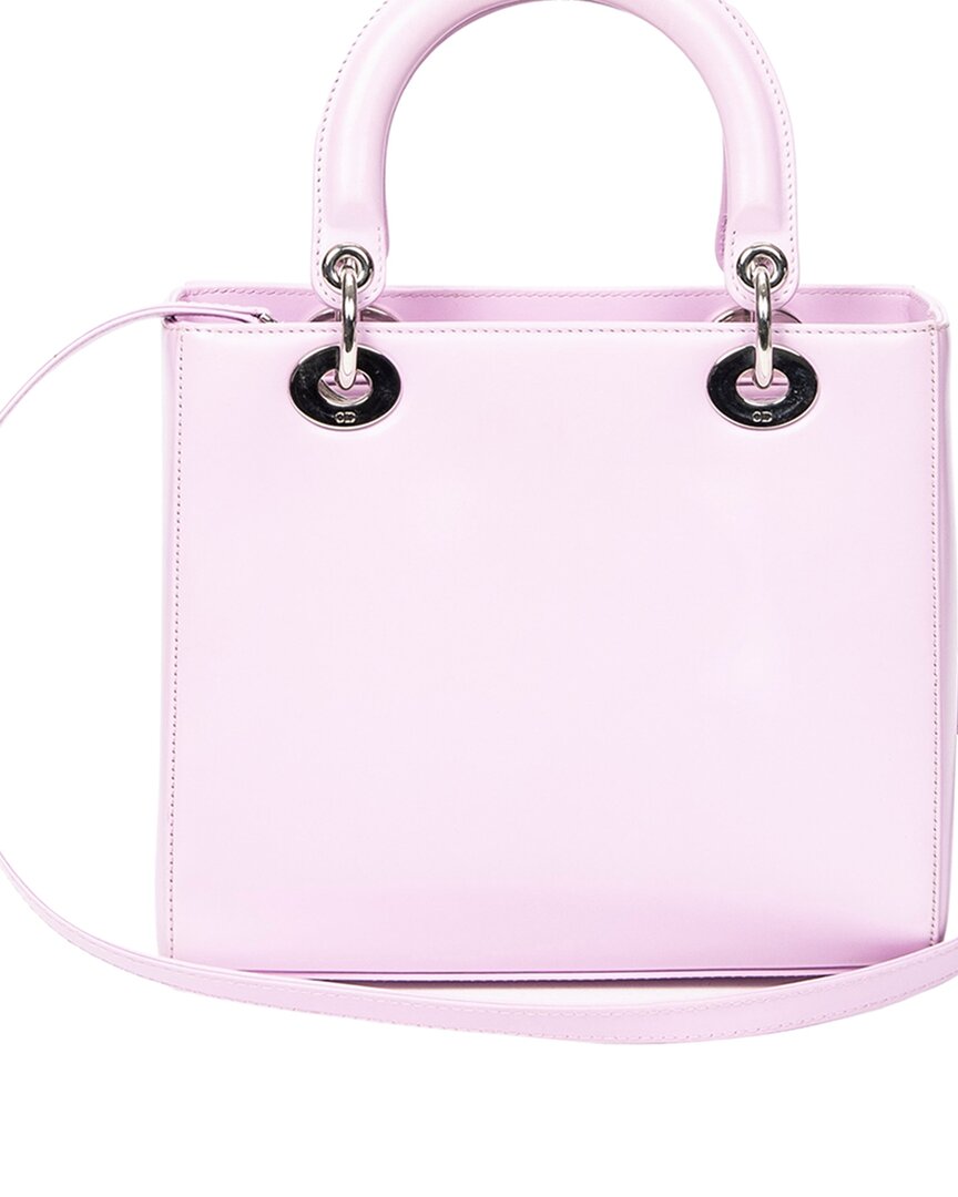 Dior Dior Pink Smooth Leather Medium Pockets Lady Dior Zip, Never Carried  (Authentic