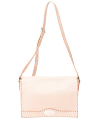FENDI Fendi Pink Selleria Leather Selleria Flap Messenger (Authentic Pre-Loved)