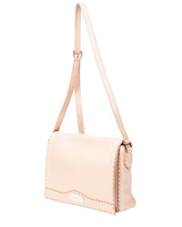 FENDI Fendi Pink Selleria Leather Selleria Flap Messenger (Authentic Pre-Loved)