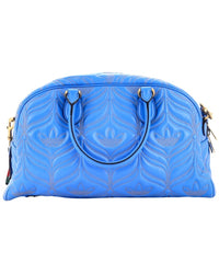 Gucci Gucci Blue Quilted Leather Ltd. Ed. Adidas Duffle, Never Carried (Authentic