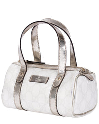 Gucci Gucci White Supreme Coated Canvas Joy Boston (Authentic Pre-Loved)
