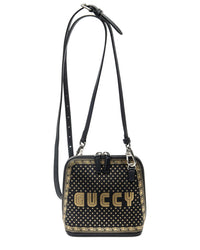 Gucci Gucci Black Calfskin Leather Mini Guccy Dome Crossbody, Never Carried