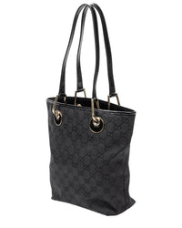 Gucci Gucci Black Monogrammed Canvas Small Eclipse Shopping (Authentic Pre-Loved)