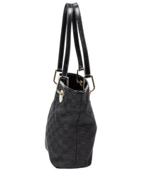 Gucci Gucci Black Monogrammed Canvas Small Eclipse Shopping (Authentic Pre-Loved)