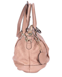 Gucci Gucci Pink Guccissima Calfskin Leather Sukey Top Handle (Authentic Pre-Loved)