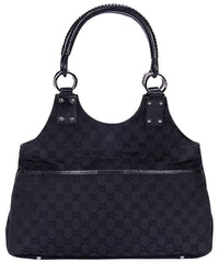 Gucci Gucci Black Monogram Canvas Hobo (Authentic Pre-Loved)