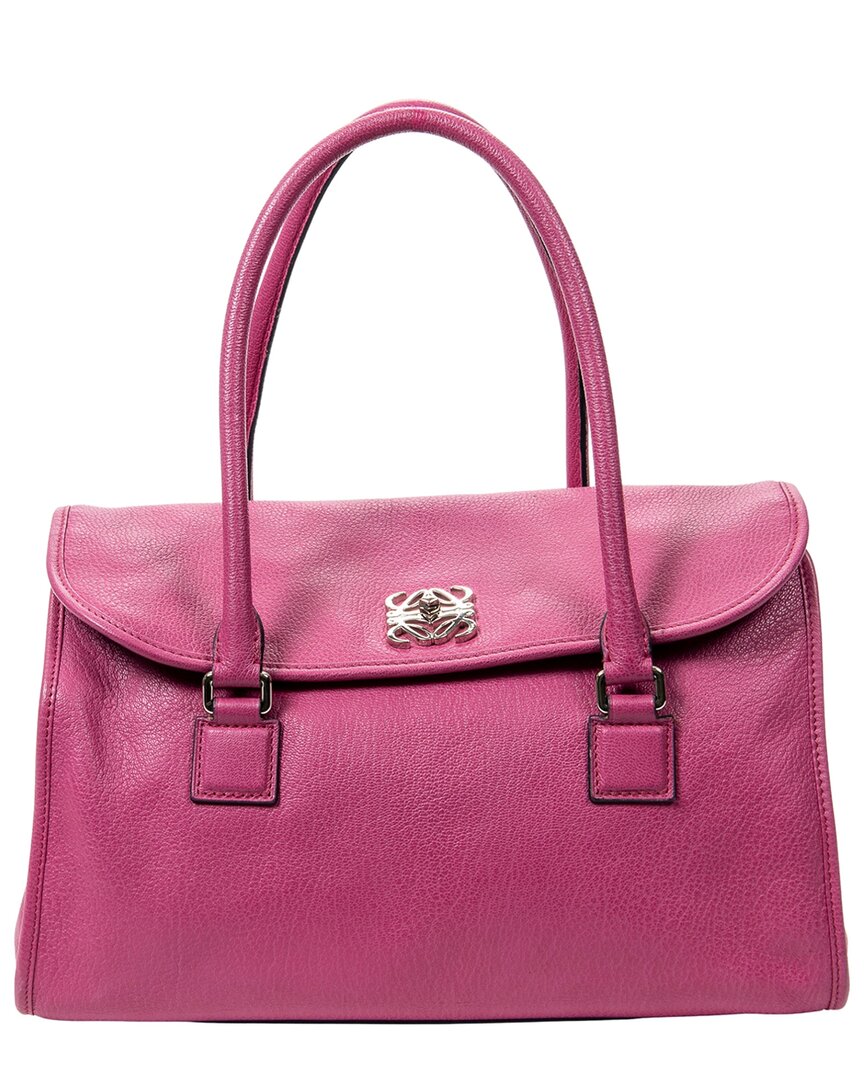 Loewe Loewe Fuchsia Pink Goatskin Leather Alamo (Authentic Pre-Loved)