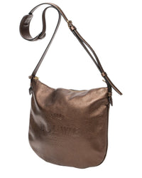 Loewe Loewe Brown Grained Leather Heritage Messenger (Authentic Pre-Loved)
