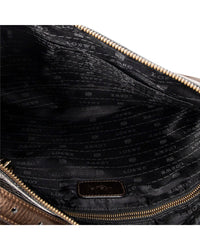 Loewe Loewe Brown Grained Leather Heritage Messenger (Authentic Pre-Loved)
