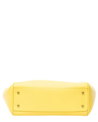 Loewe Loewe Yellow Grained Calfskin Leather Heritage Tote (Authentic Pre-Loved)