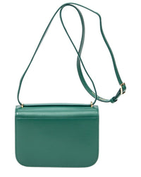 Loewe Loewe Green Smooth Leather Small Goya Flap Crossbody (Authentic Pre-Loved)