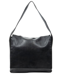 Loewe Loewe Black Calfskin Leather Flap Messenger (Authentic Pre-Loved)