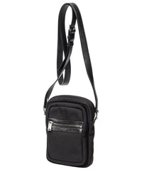 Saint Laurent Saint Laurent Black Canvas Sid Pouch Crossbody (Authentic Pre-Loved)