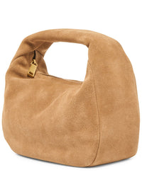 Dolce Vita Frankie Suede Moon Shaped Bag