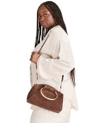 Dolce Vita Channing Suede Pleated O-Ring Bag