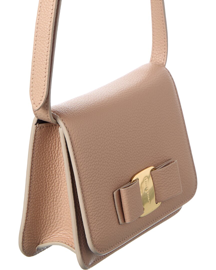 Ferragamo Ferragamo Vara Bow Leather Crossbody