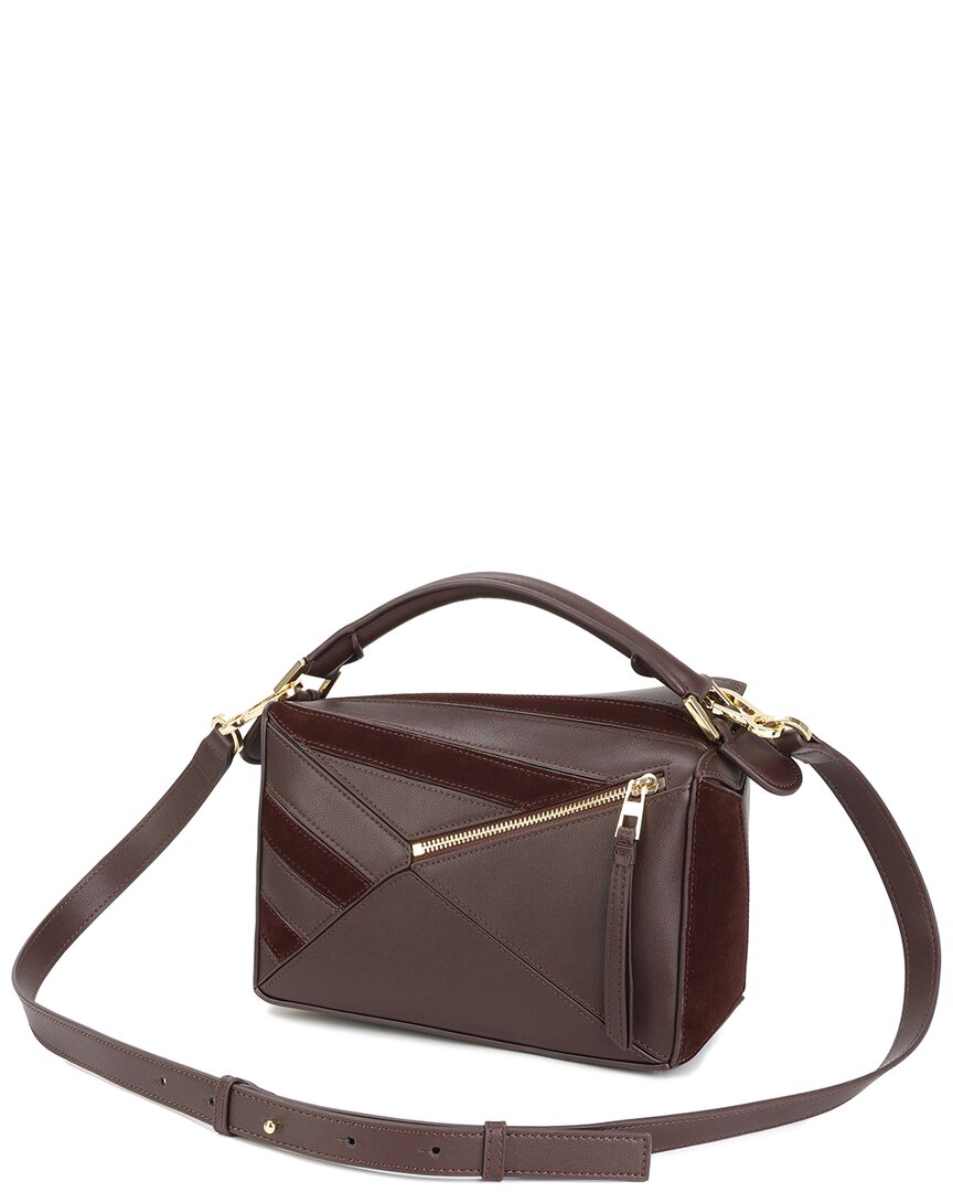 Tiffany & Fred Paris Geometric Leather Satchel