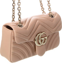 Gucci Gg Marmont Small Quilted Leather Shoulder Bag