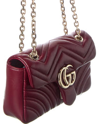 Gucci Gg Marmont Small Leather Shoulder Bag