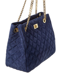 Isabella Rossetti Ravenna Suede Handbag