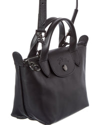 Longchamp Le Pliage Xtra Leather Mini Satchel