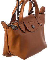 Longchamp Le Pliage Xtra Leather Mini Satchel